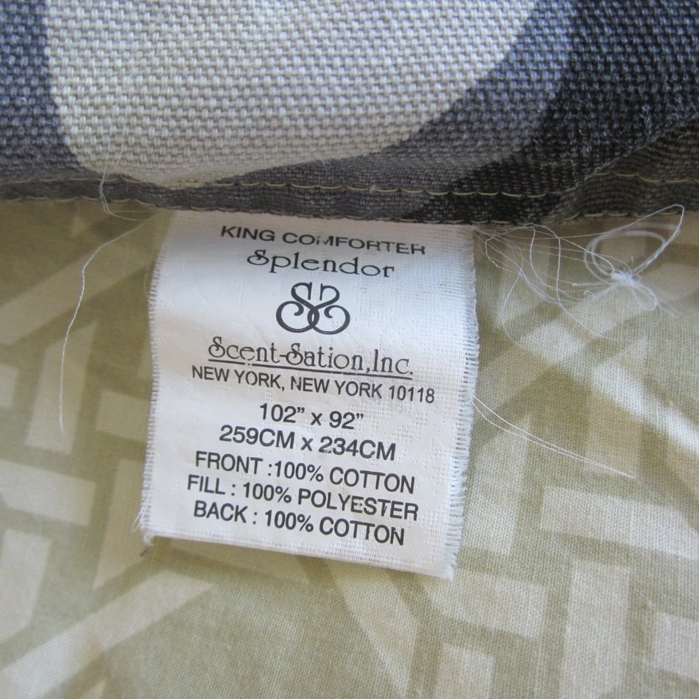 King Size Comforter & 2 shams. Reversible. Floral. - Picture 5 of 7